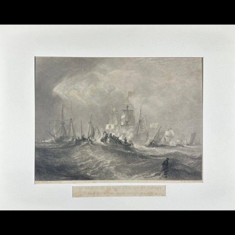 THE PRINCE OF ORANGE LANDING AT TORBAY