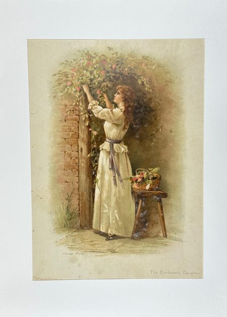 THE GARDENER’S DAUGHTER (OLEOGRAPH)