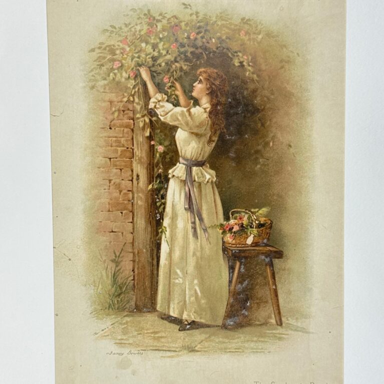 THE GARDENER’S DAUGHTER (OLEOGRAPH)