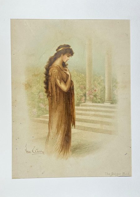 THE BEGGAR MAID (OLEOGRAPH)