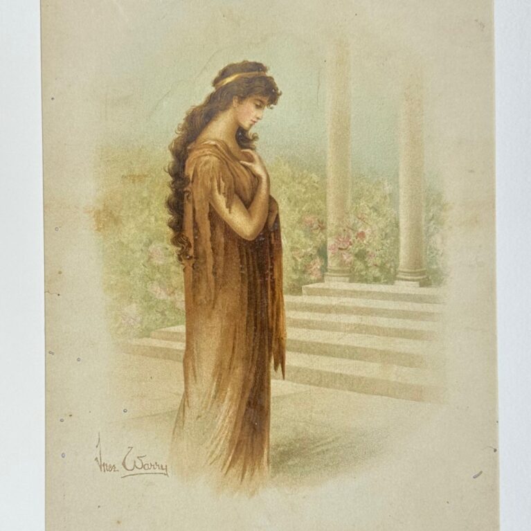 THE BEGGAR MAID (OLEOGRAPH)