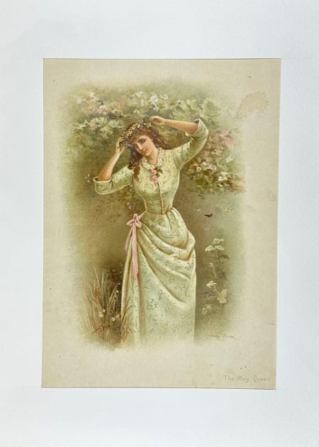 THE MAY QUEEN (OLEOGRAPH)