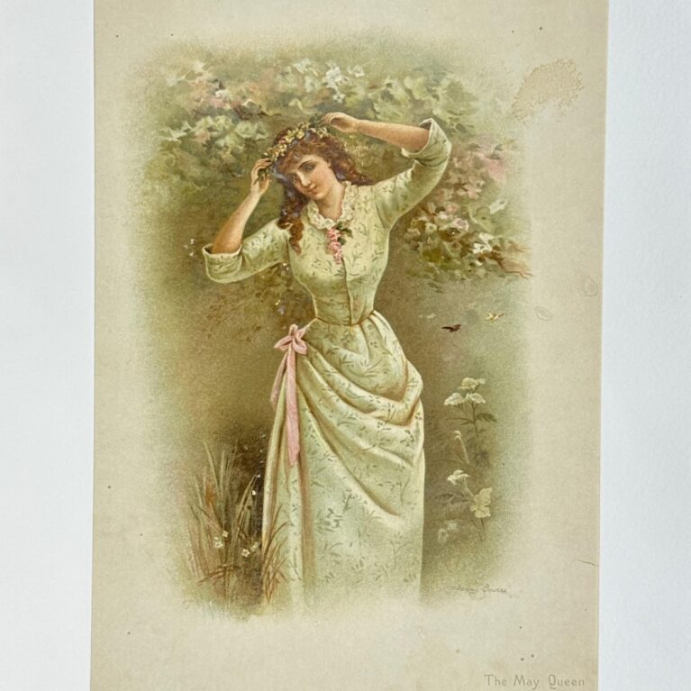 THE MAY QUEEN (OLEOGRAPH)