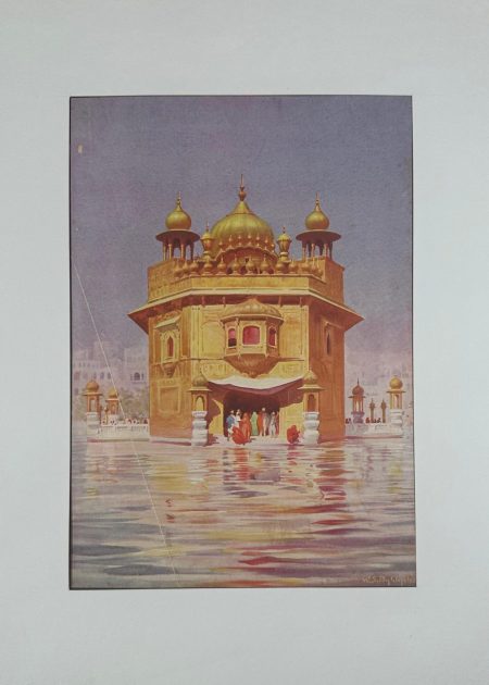 GOLDEN TEMPLE C.1940 (VINTAGE OLEOGRAPHS PRINT)