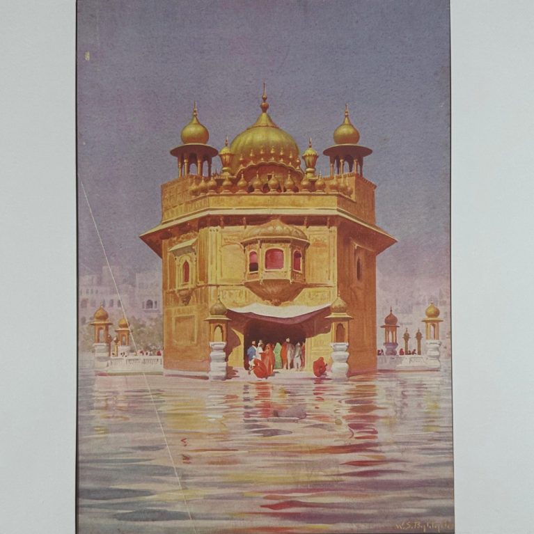 GOLDEN TEMPLE C.1940 (VINTAGE OLEOGRAPHS PRINT)