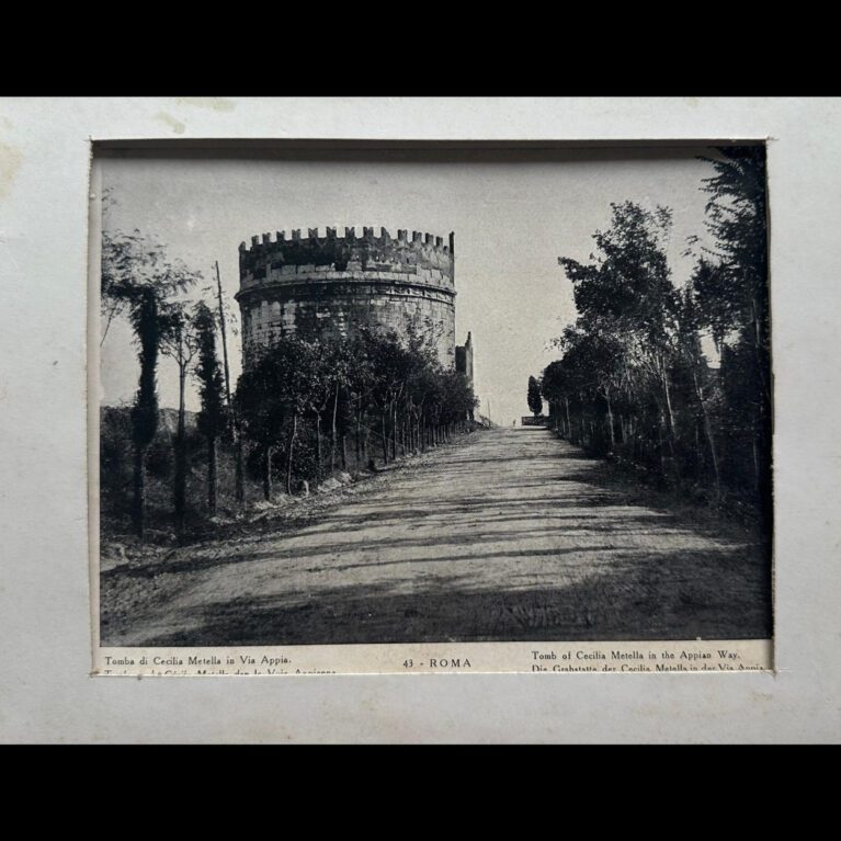 TOMB OF CECILIA METELLA ON THE APPIAN WAY – ROME