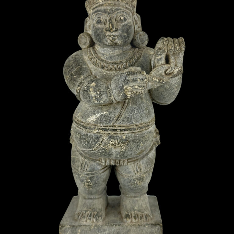 VINTAGE STONE SCULPTURE OF A GANA