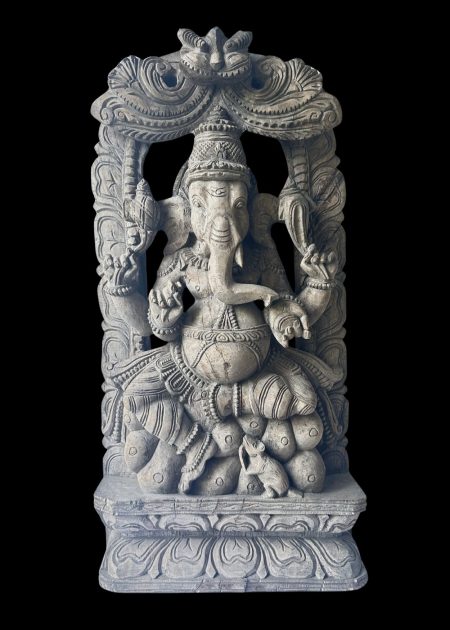 WOODEN LORD GANESHA