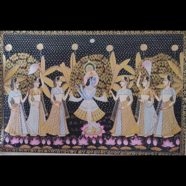 KRISHNA WITH GOPIS