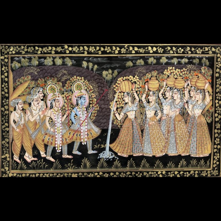 VRINDAVAN LEELA WITH GOPIS