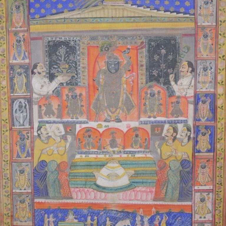 SHRINATHJI IN RAJBHOG DARSHAN (ANNKUT)