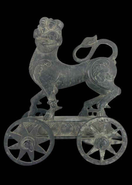 BRONZE YALI ON WHEELS