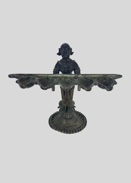 FEMALE FIGURE OIL LAMP