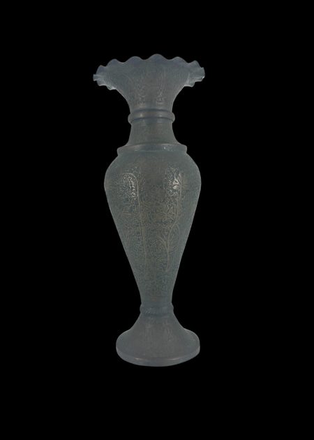 FLORAL BRONZE VASE