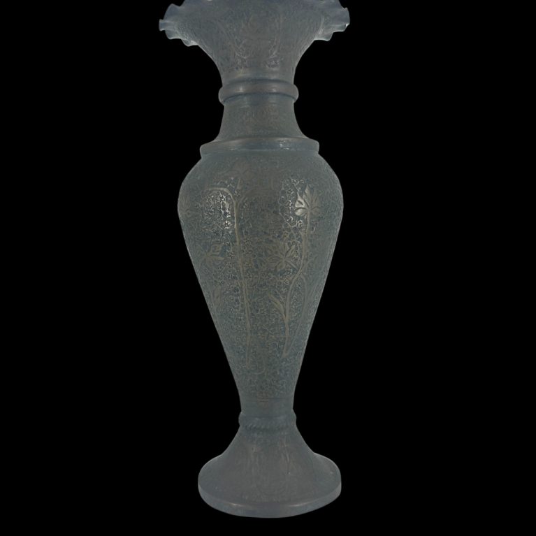FLORAL BRONZE VASE