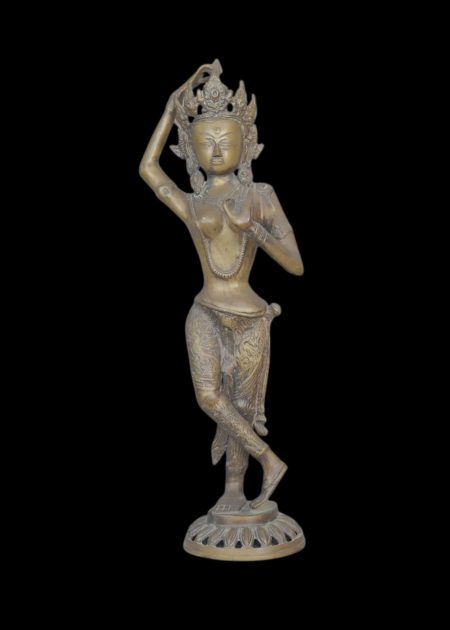 GRACEFUL BRONZE TARA STATUE