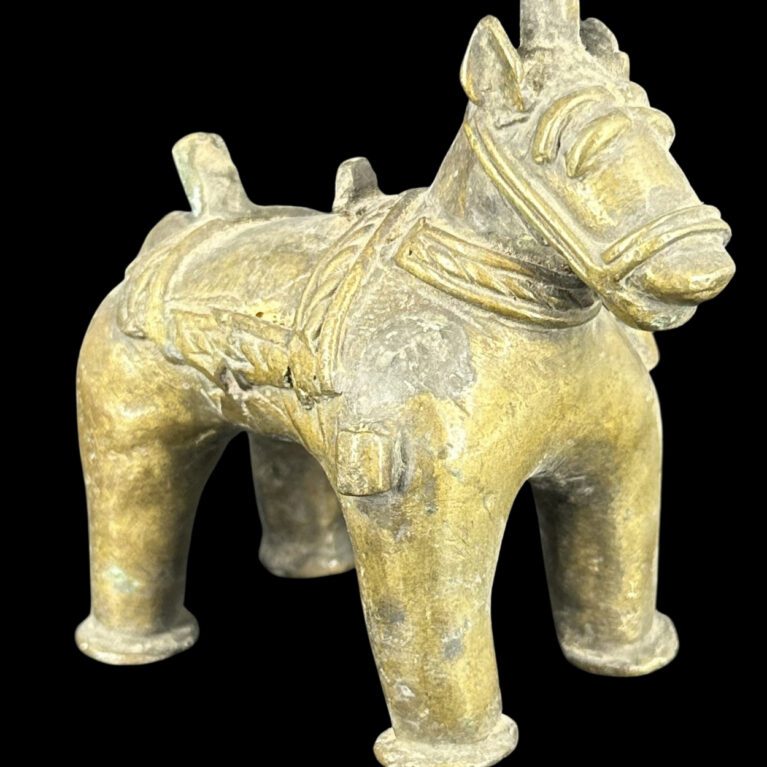 DHOKRA BRASS HORSE