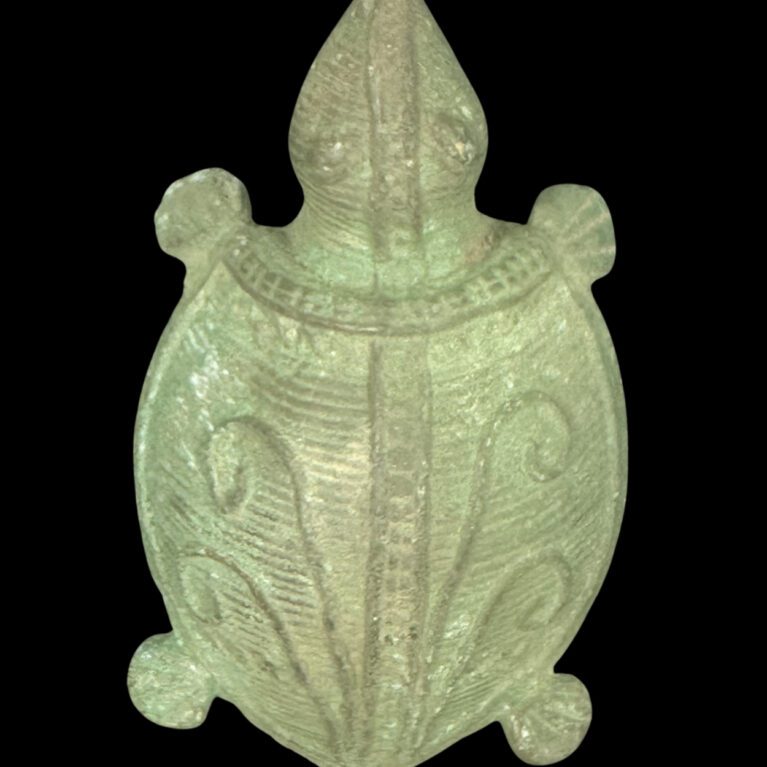 ANTIQUE BRASS TORTOISE