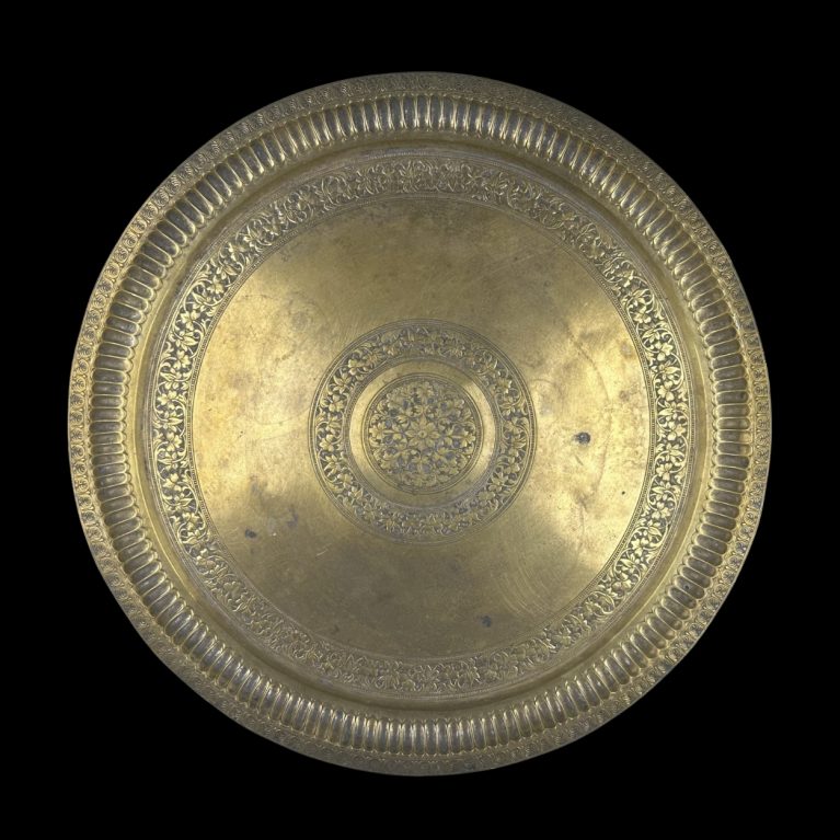 ORNAMENTAL BRASS TRAY