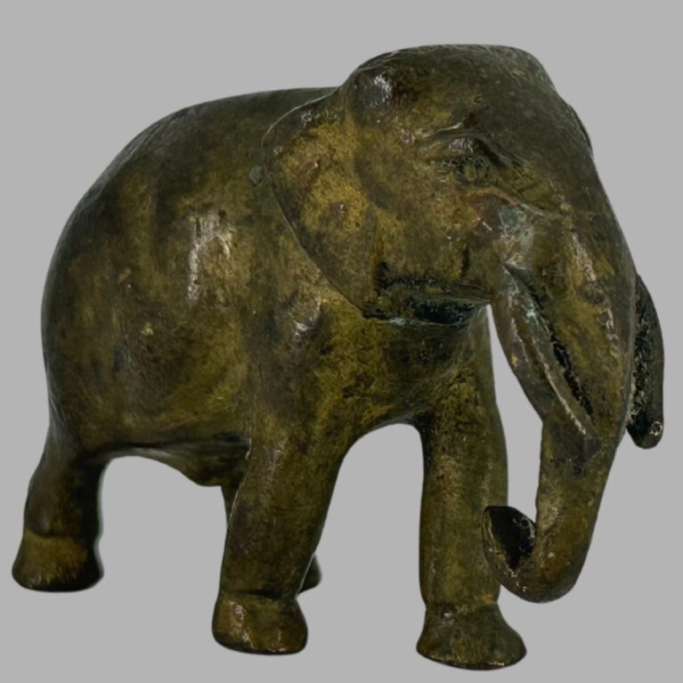 SOUTH INDIAN BRONZE ELEPHANT