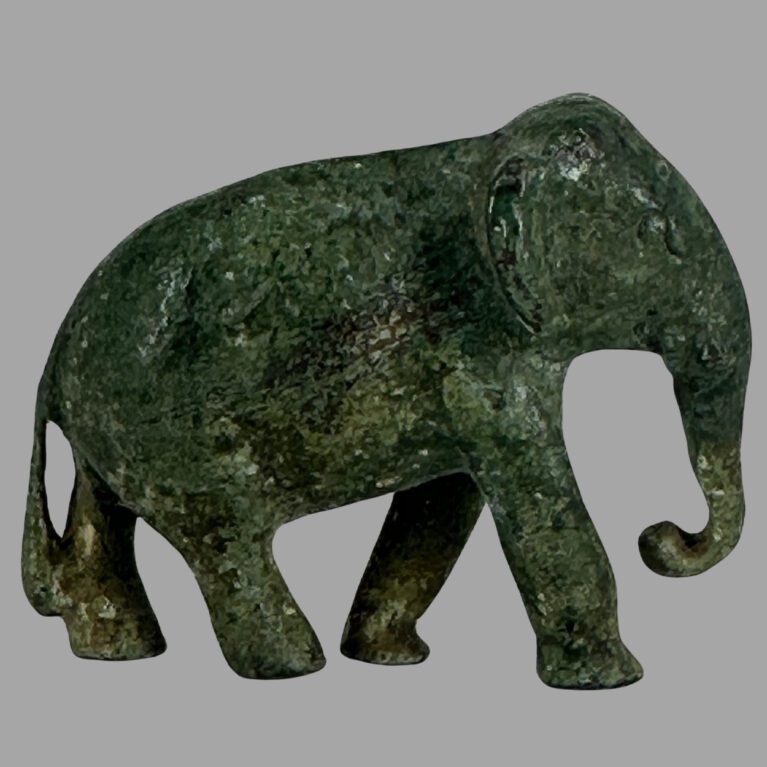SOUTH INDIAN BRONZE ELEPHANT
