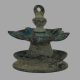 SMALL HANGING BRONZE OIL LAMP