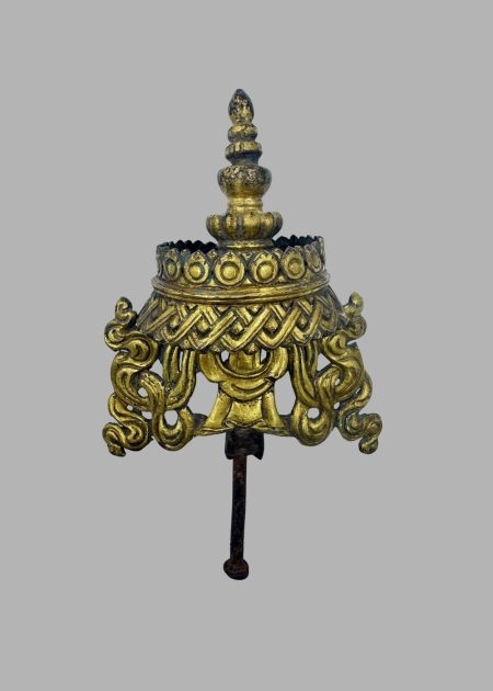 GILT BRONZE BUDDHA CROWN
