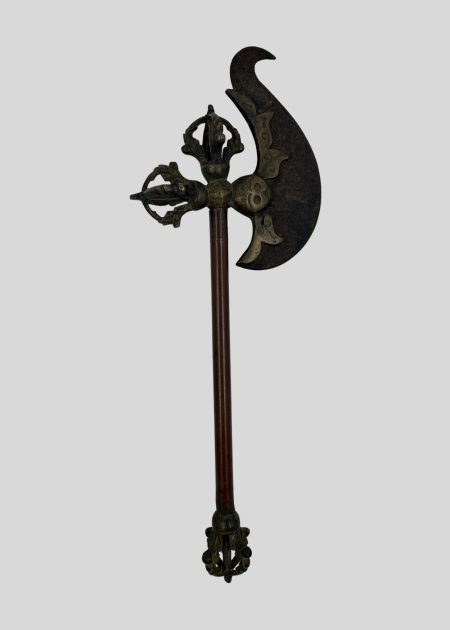 RITUAL AXE WITH ORNATE REPOUSSE