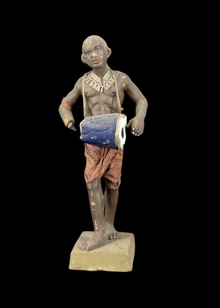 TRIBAL DRUMMER IN PERFORMANCE