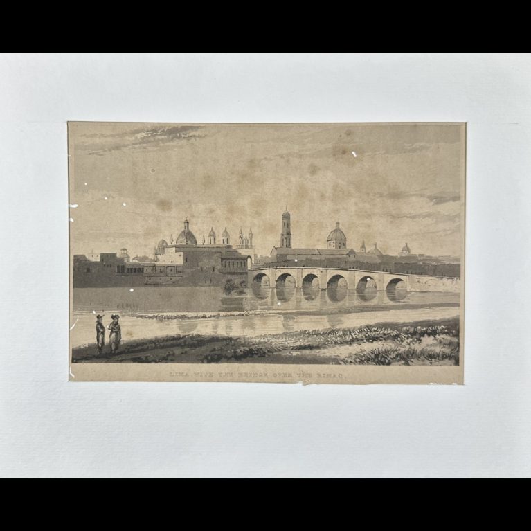 LIMA WITH THE BRIDGE OVER THE RIMAC