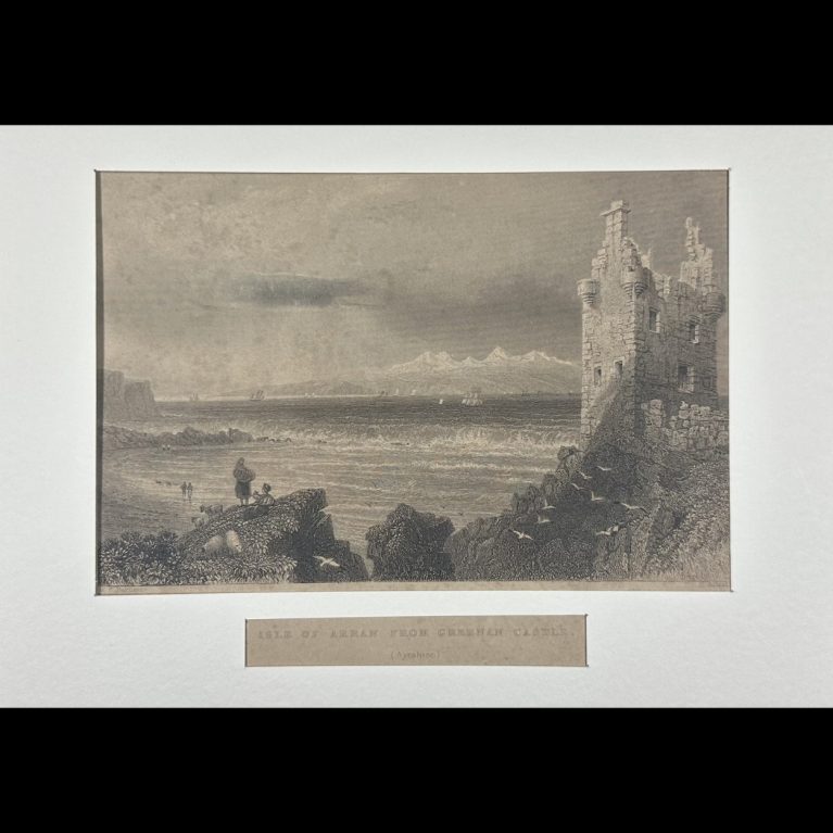 ISLE OF ARRAN FROM GREENAN CASTEL (Ayrshire)