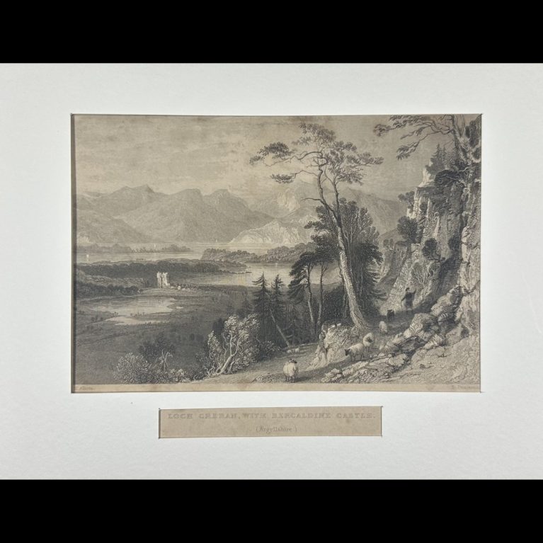 LOCH CRERAN, WITH BERCALDINE CASTLE (Argyllshire)