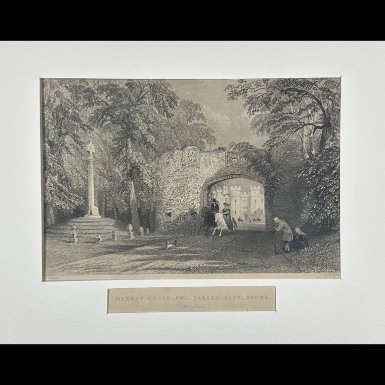 MARKET CROSS AND PALACE GATE, SCONE (PERTHSHIRE)
