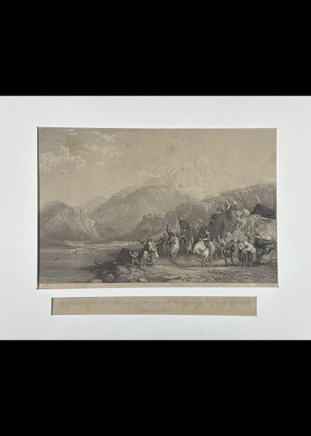 PASSAGE OF THE HIGHLAND ARMY ALONG THE SIDE OF LOCH EIL 1746 (Invernss shire)