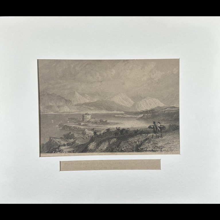 DUNSTAFFNAGE CASTLE AND ENTRANCE TO LOCH ETIVE (West Highlands)