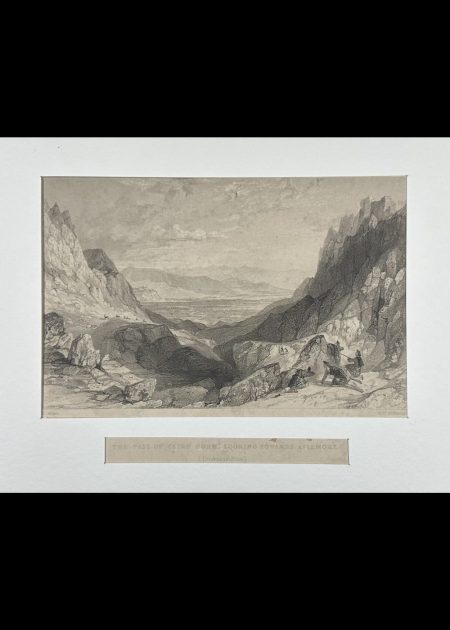 THE PASS OF CAIRN GROM, LOOKING TOWARDS AVIEMORE (Inverness-shire)