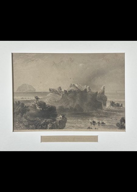 AILSA CRAIG FROM TURNBURY CASTLE (Berwickshire)