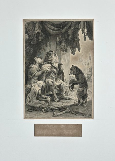 REYNARD THE FOX (Behave him not," the angry Monarch cries,)Whose lips ne'er open but to utter lies.)