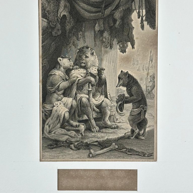 REYNARD THE FOX (Behave him not," the angry Monarch cries,)Whose lips ne'er open but to utter lies.)