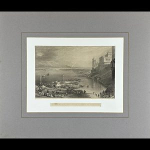 PILGRIIMS AT THE SACRED FAIR OF HURDWAR