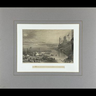 PILGRIIMS AT THE SACRED FAIR OF HURDWAR