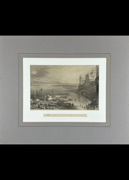 PILGRIIMS AT THE SACRED FAIR OF HURDWAR