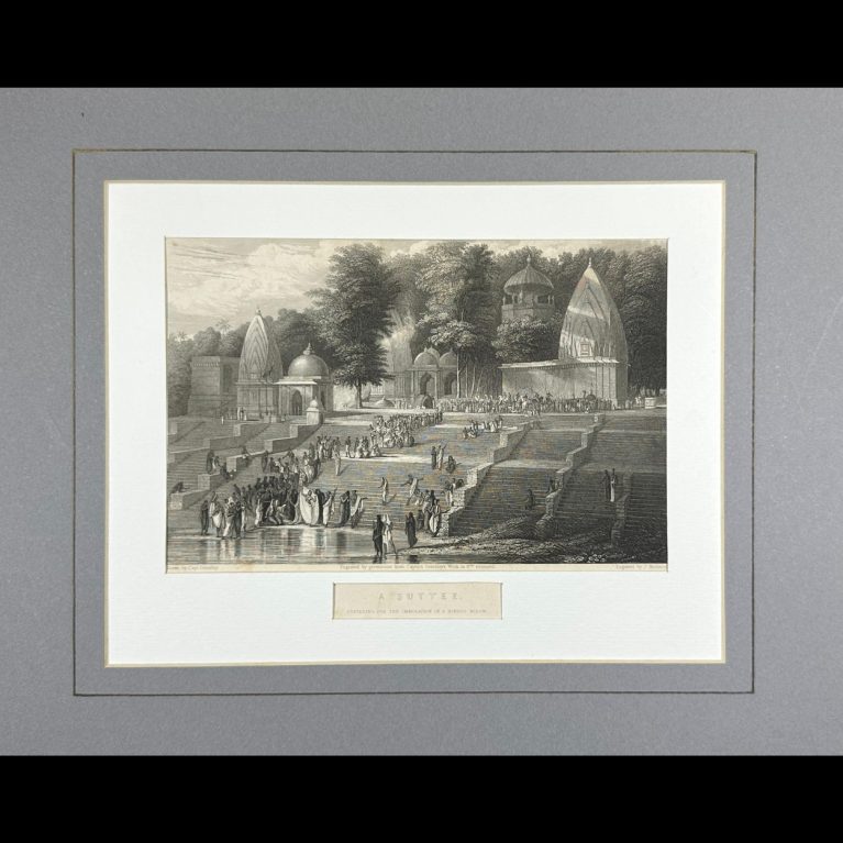 A SUTTEE(PREPARING FOR THE IMMOLATION OF A HINDOO WIDOW)