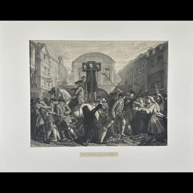 DE FOE IN THE PILLORY