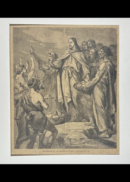 THE MIRACLE OF THE LOAVES AND FISHES-- MATTHEW XV. 36