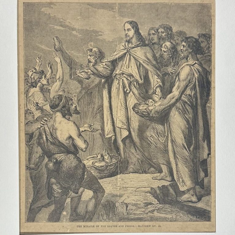 THE MIRACLE OF THE LOAVES AND FISHES-- MATTHEW XV. 36