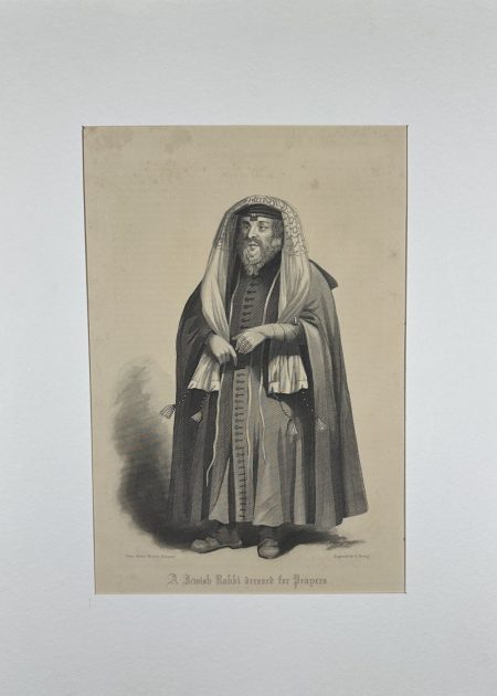 A JEWISH RABBI DRESS FOR PRAYERS
