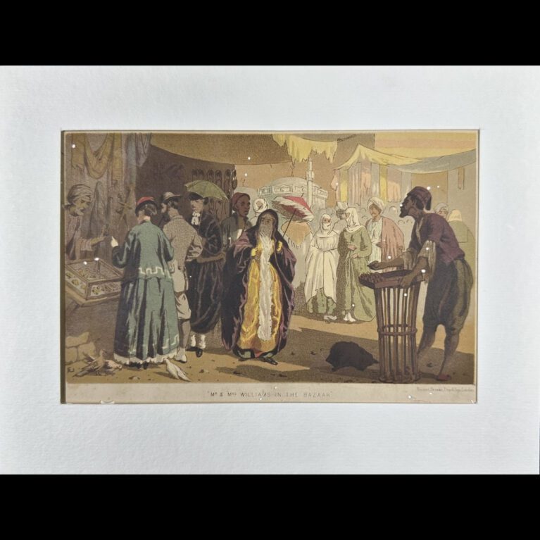 MR & MRS WILLIAMS IN THE BAZAAR