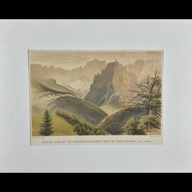 GENERAL VIEW OF THE ROSENGARTEN GROUP FROM THE SASSO DI DARN, VAL TASSA