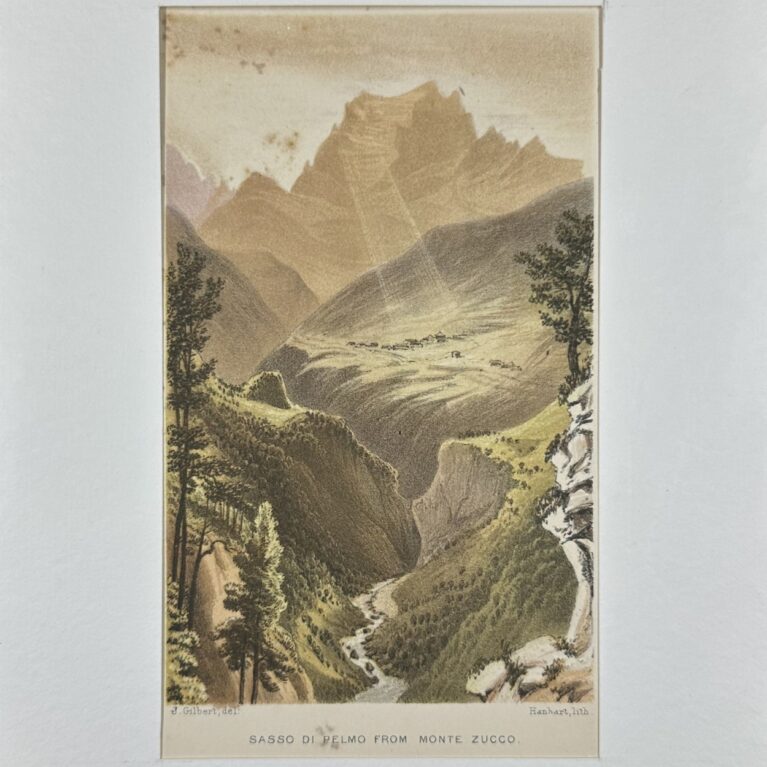 SASSO DI PELMO FROM MONTE ZUCCO